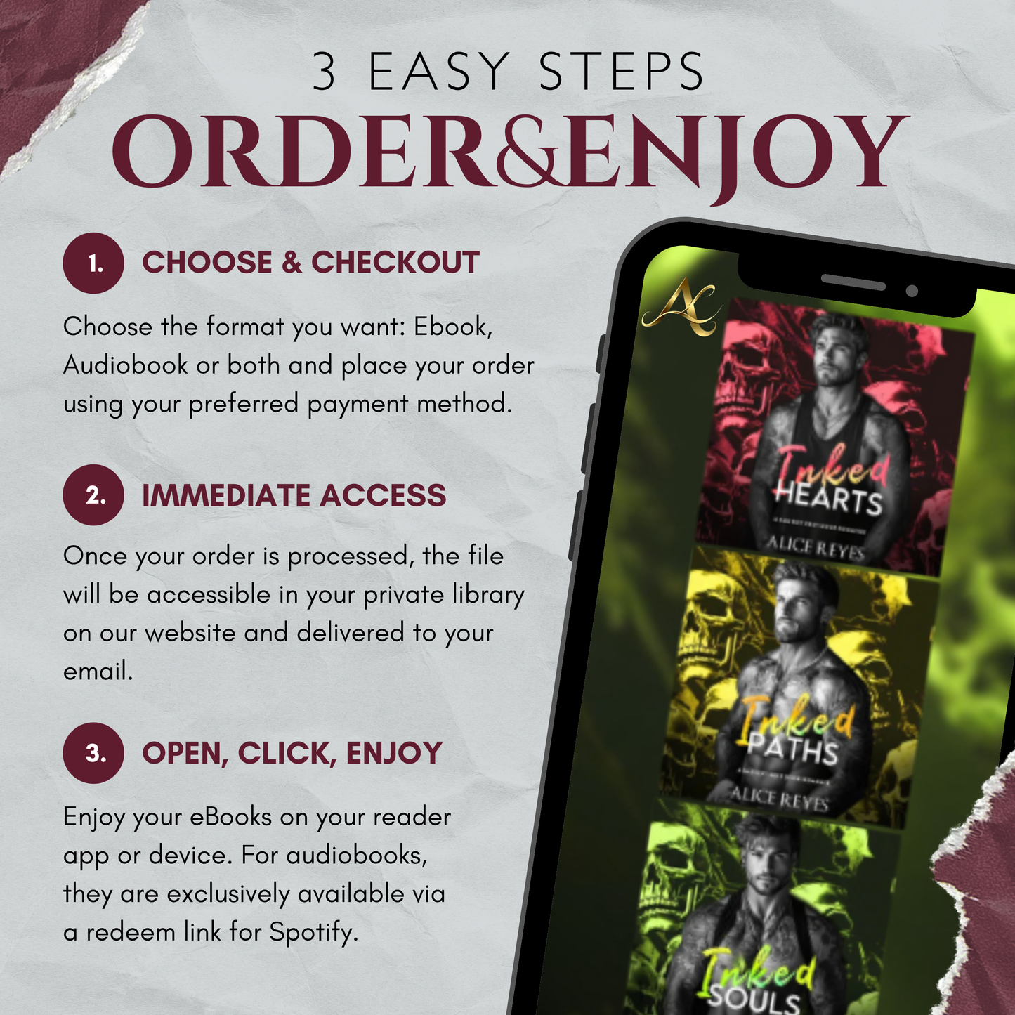 The Inked Series, 3 Books in One !
