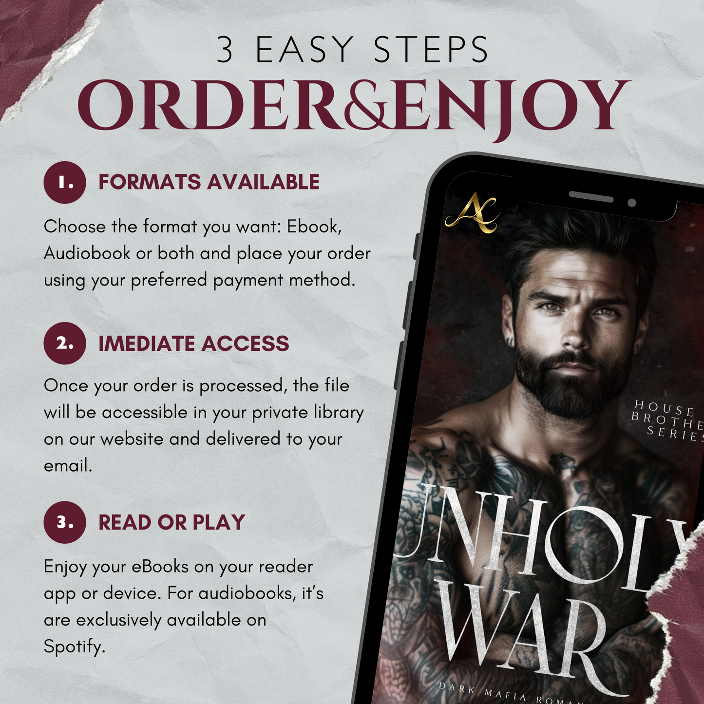 Unholy War: Dark Mafia Romance