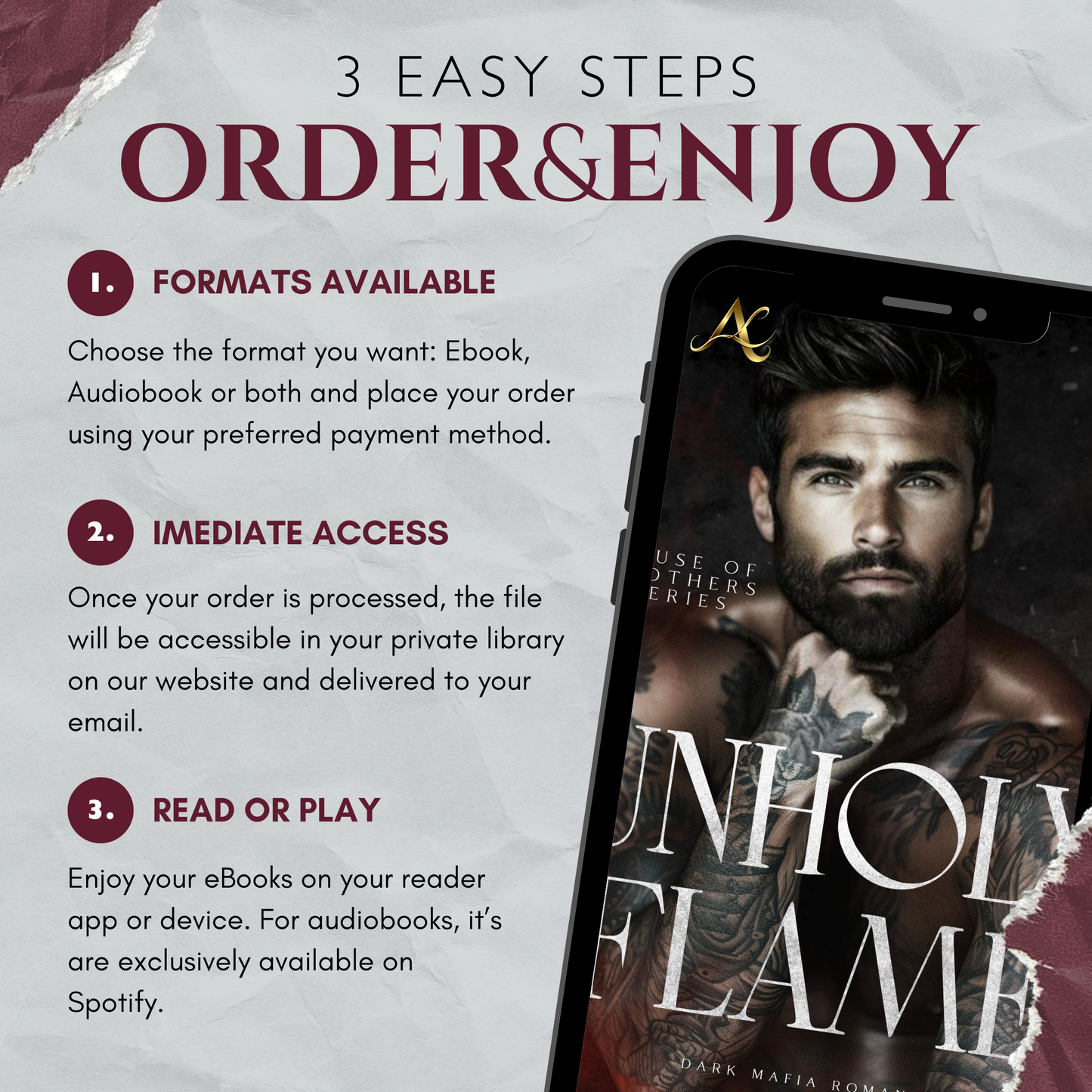 Unholy Flame: Dark Mafia Romance